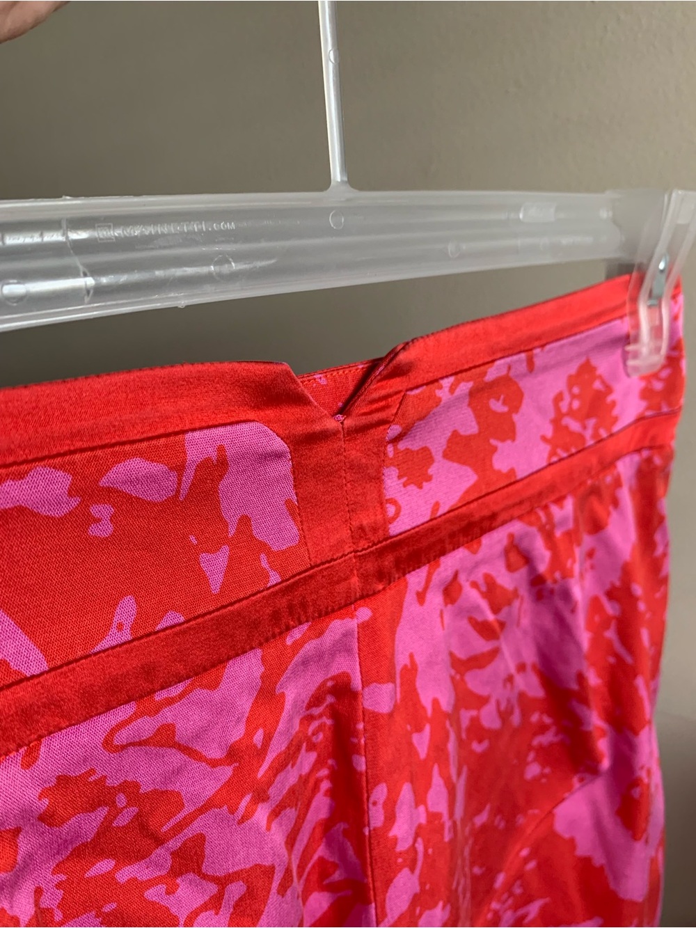 💗 Diane von Furstenberg Pink & Red Sunburst Silk-Blend Pockets Skirt size 2 DVF - Picture 7 of 11